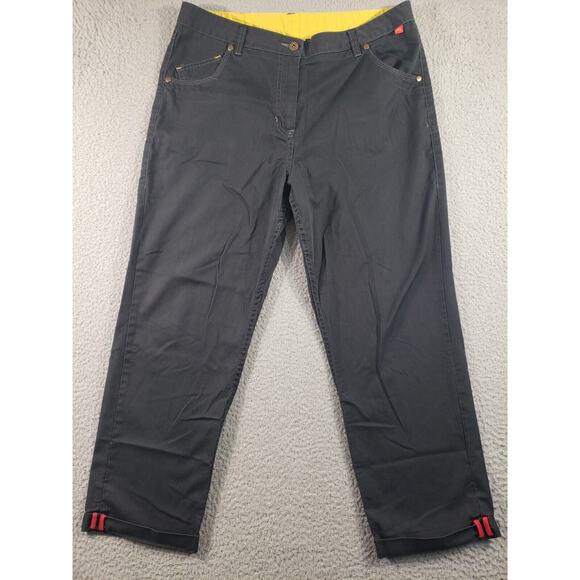 Mcdonalds Pants Womens 12 Black Employee Uniform Timeless Elements Stretch 33x26 - Picture 1 of 16
